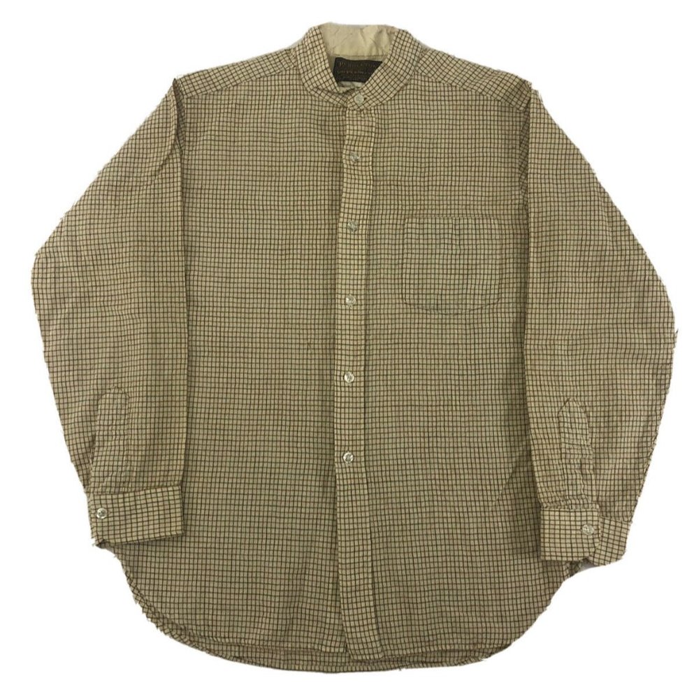 VTG Pendleton USA MADE 100% Virgin Wool Long Sleeve Button Front Shirt SZ L EUC